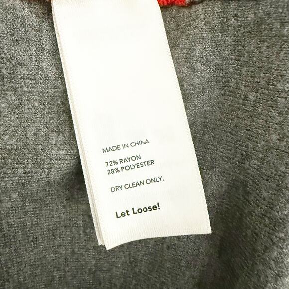 KATE SPADE | Saturday Sleeveless Orange Red Gray Dress Colorblock | Size XL - Picture 5 of 7